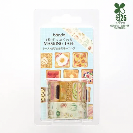 Toast Washi Sticker Roll & Tape Set