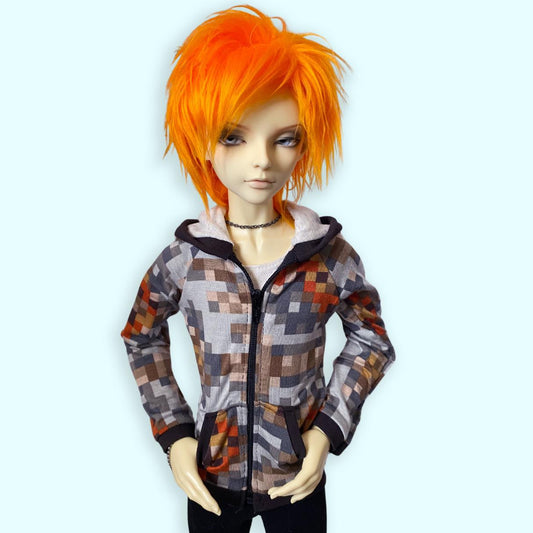 60cm / SD13 BJD Pixel Grid Hoodie