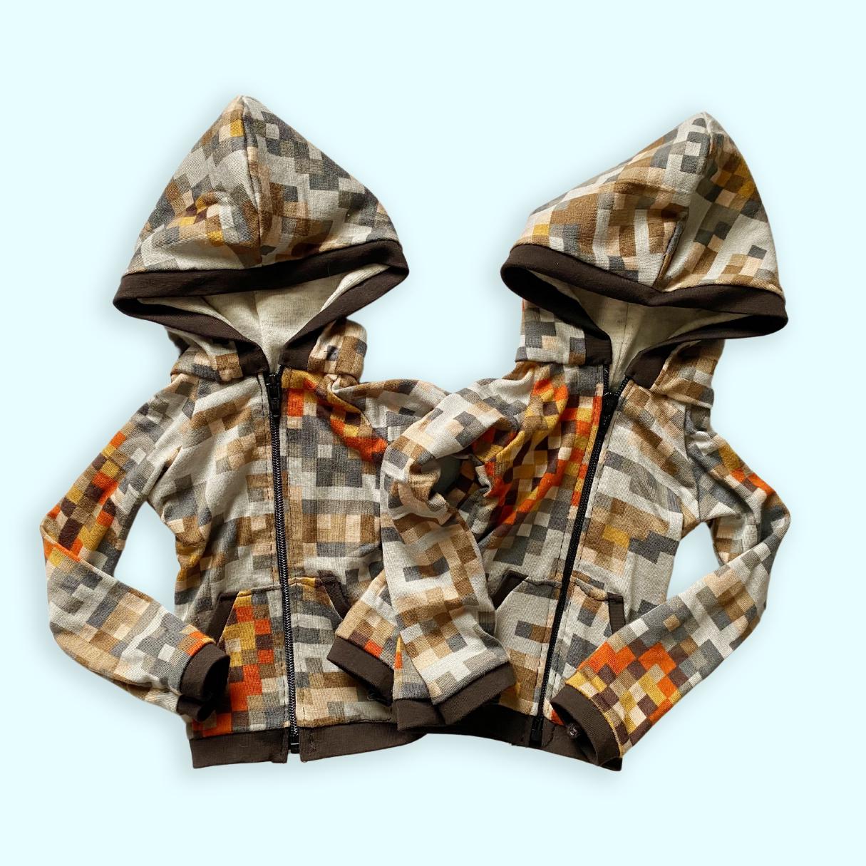 60cm / SD13 BJD Pixel Grid Hoodie