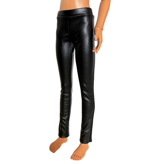 60cm / SD13 BJD Boy Black Vinyl Skinny Pants