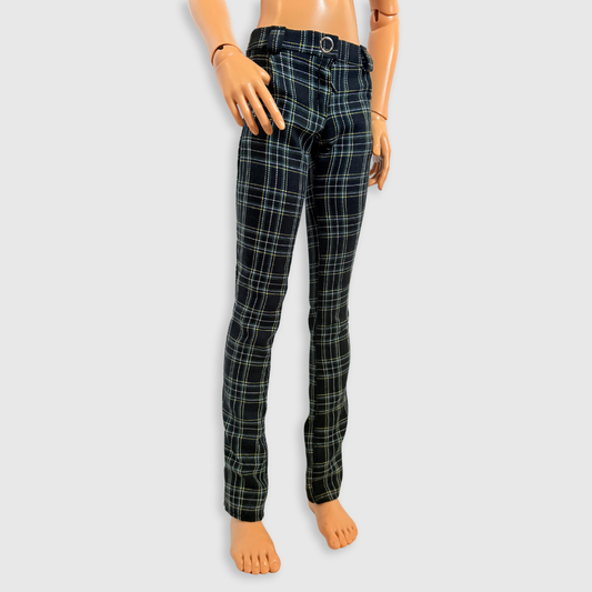 60cm / SD13 BJD Boy Dark Plaid Skinny Pants