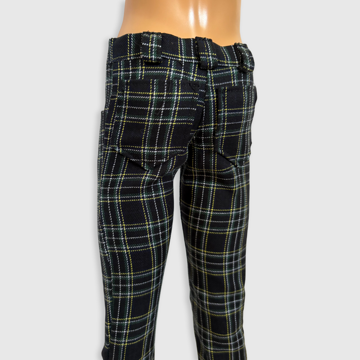 60cm / SD13 BJD Boy Dark Plaid Skinny Pants