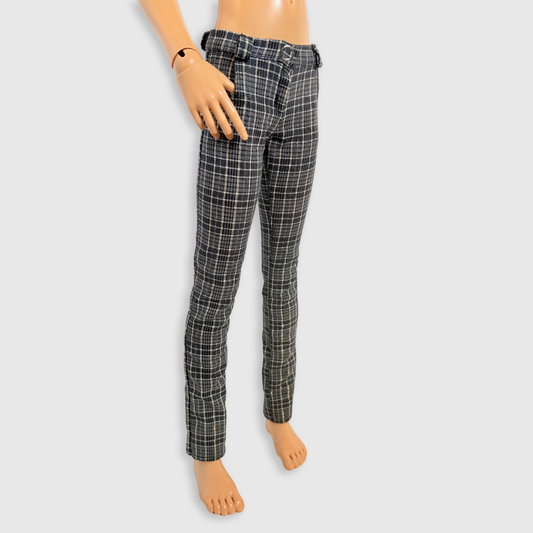 60cm / SD13 BJD Boy Grey Plaid Skinny Pants