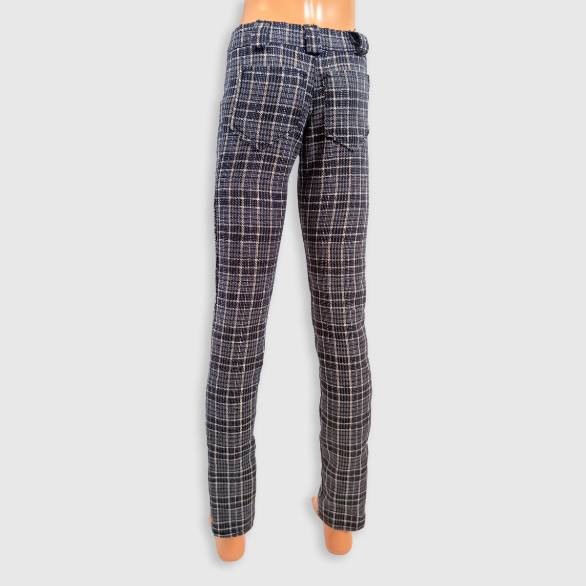 60cm / SD13 BJD Boy Grey Plaid Skinny Pants