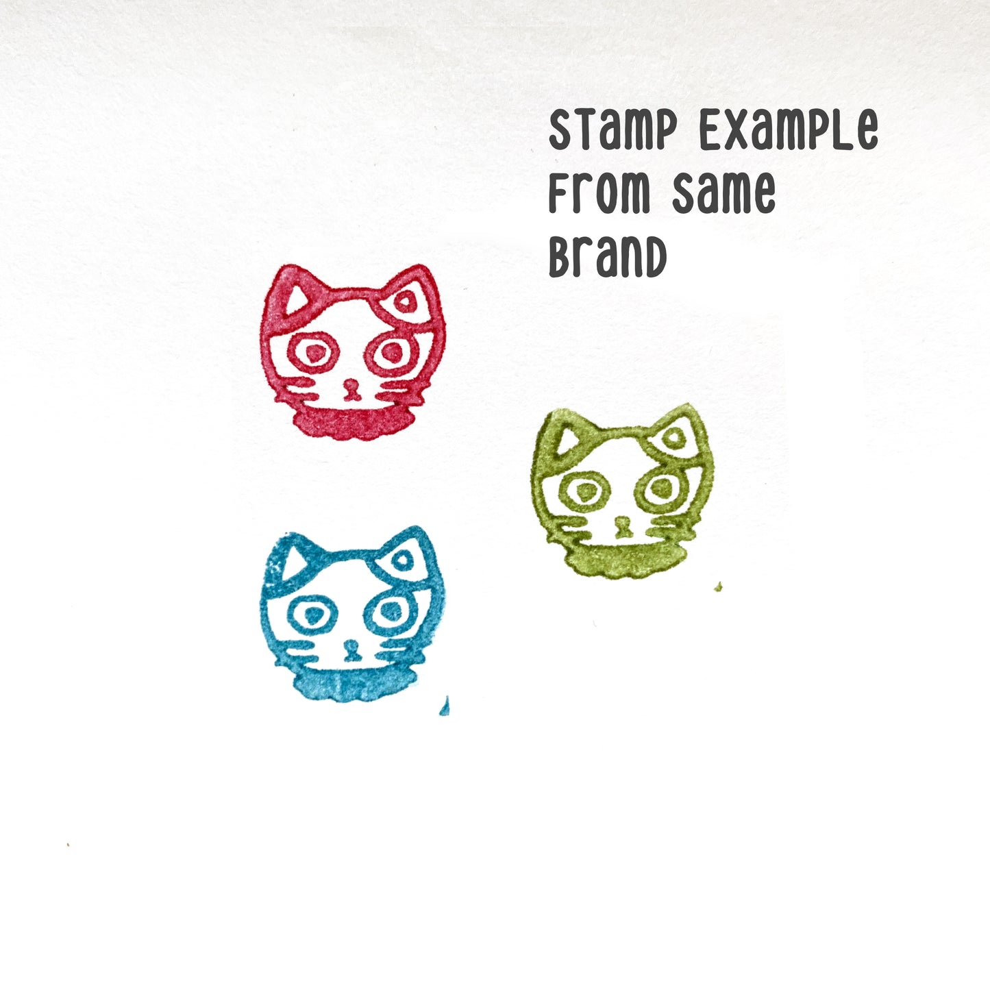 Tiny Cute Cat Rubber Stamp
