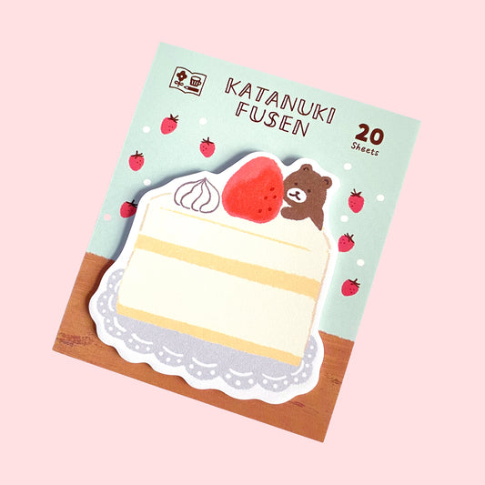Bear & Cake Sticky Notes