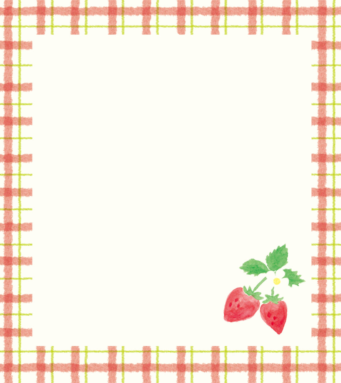 Strawberry Memo Pad