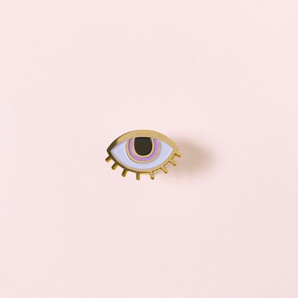 Eyeball Enamel Pin - Gold Crow Co.