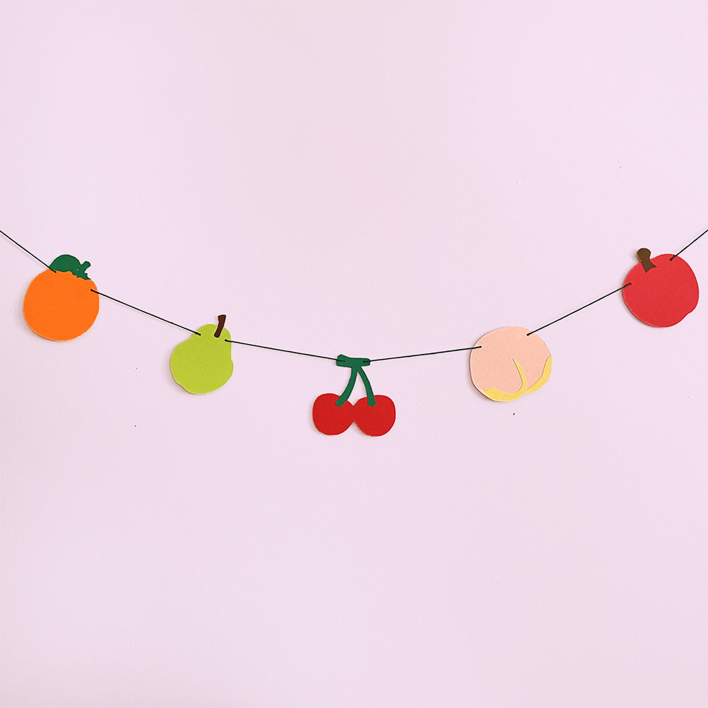 Animal Crossing Fruits Paper Garland