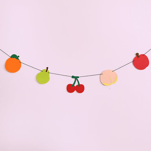 Animal Crossing Fruits Paper Garland