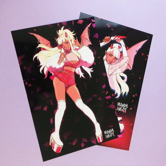 Cherry Mini Prints by Manda Schank (AMSBT)