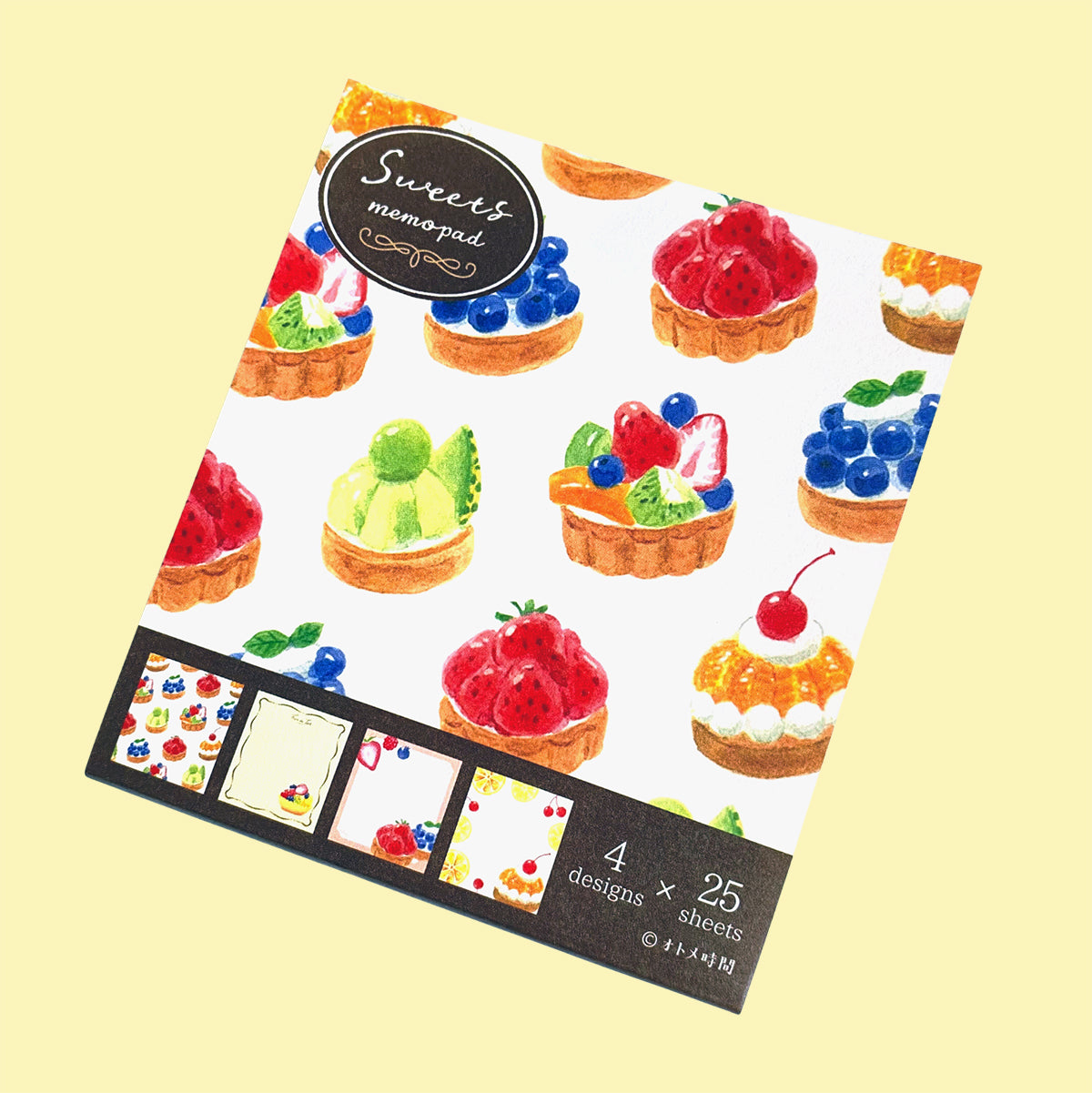 Fruit Tarts Dessert Memo Pad