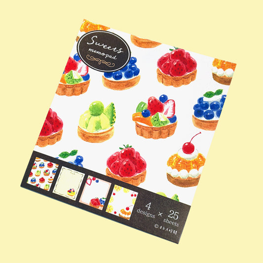 Fruit Tarts Dessert Memo Pad