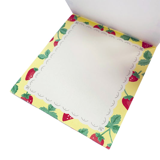 Strawberry Memo Pad