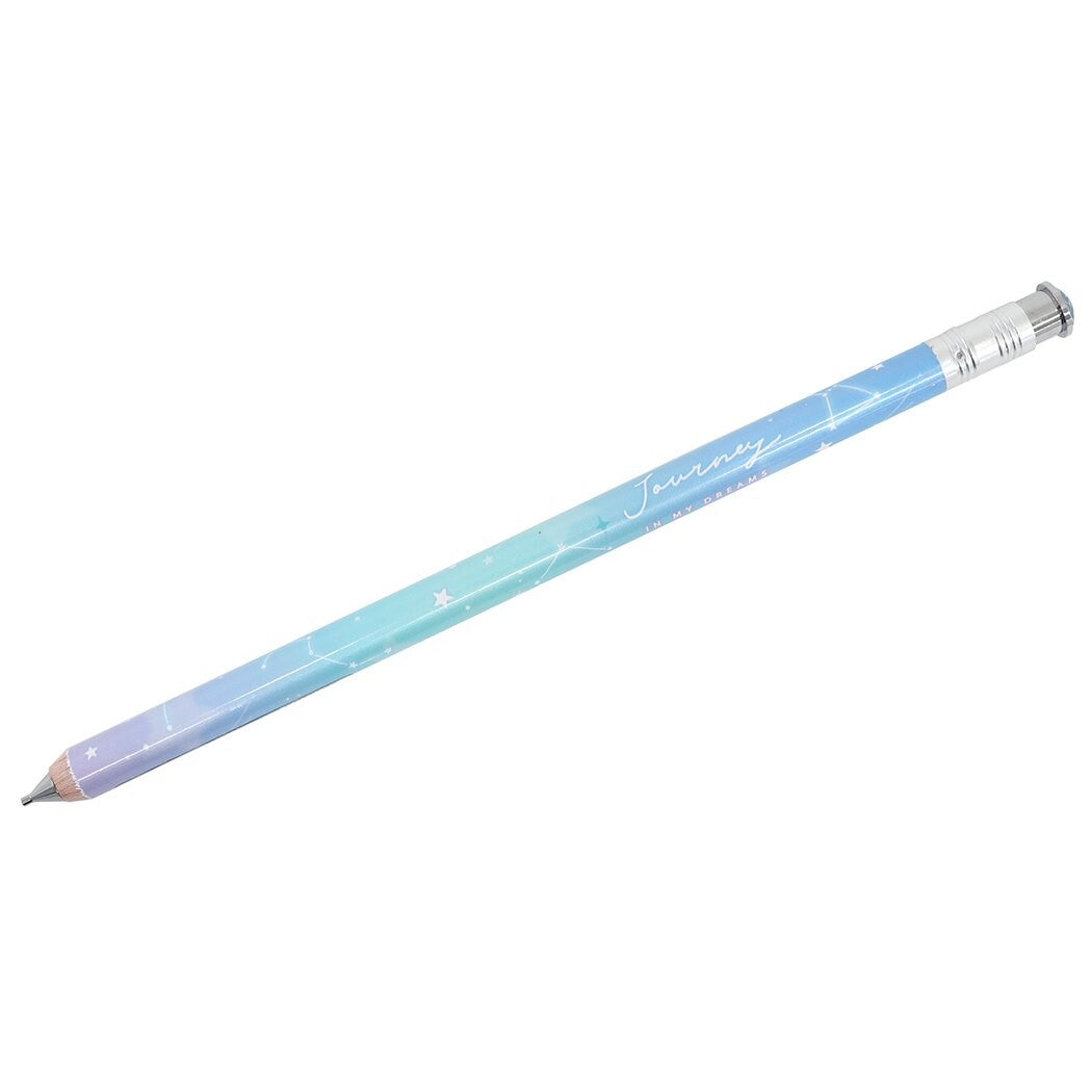 Dreamy Pastel City Pencil, Eraser & Note Pad Stationery Set