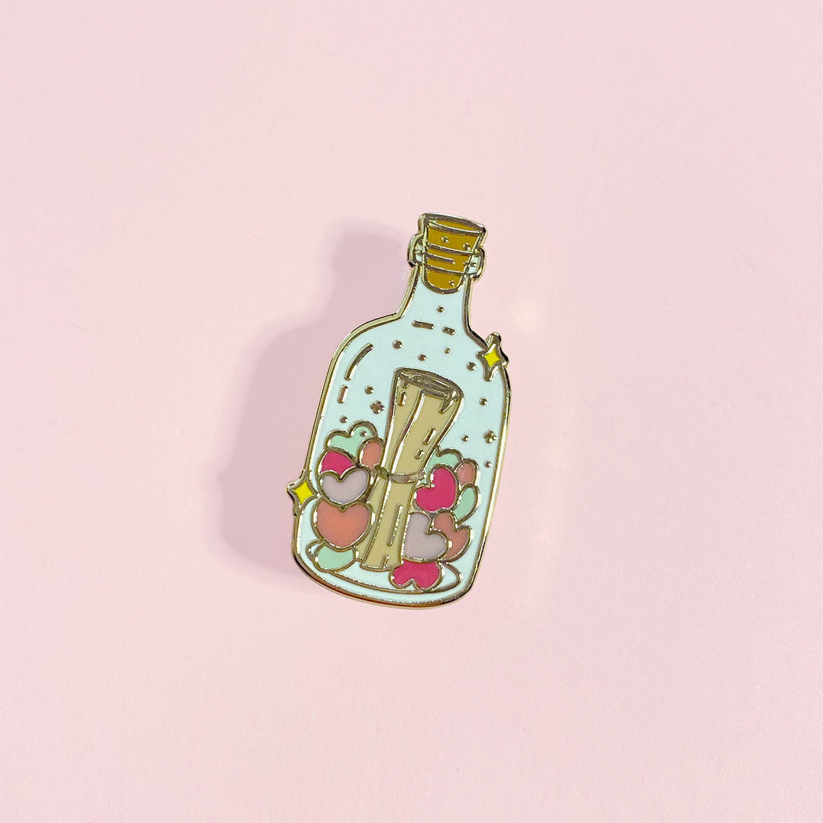 Message in a Bottle Enamel Pin Message in a Bottle Enamel Pin