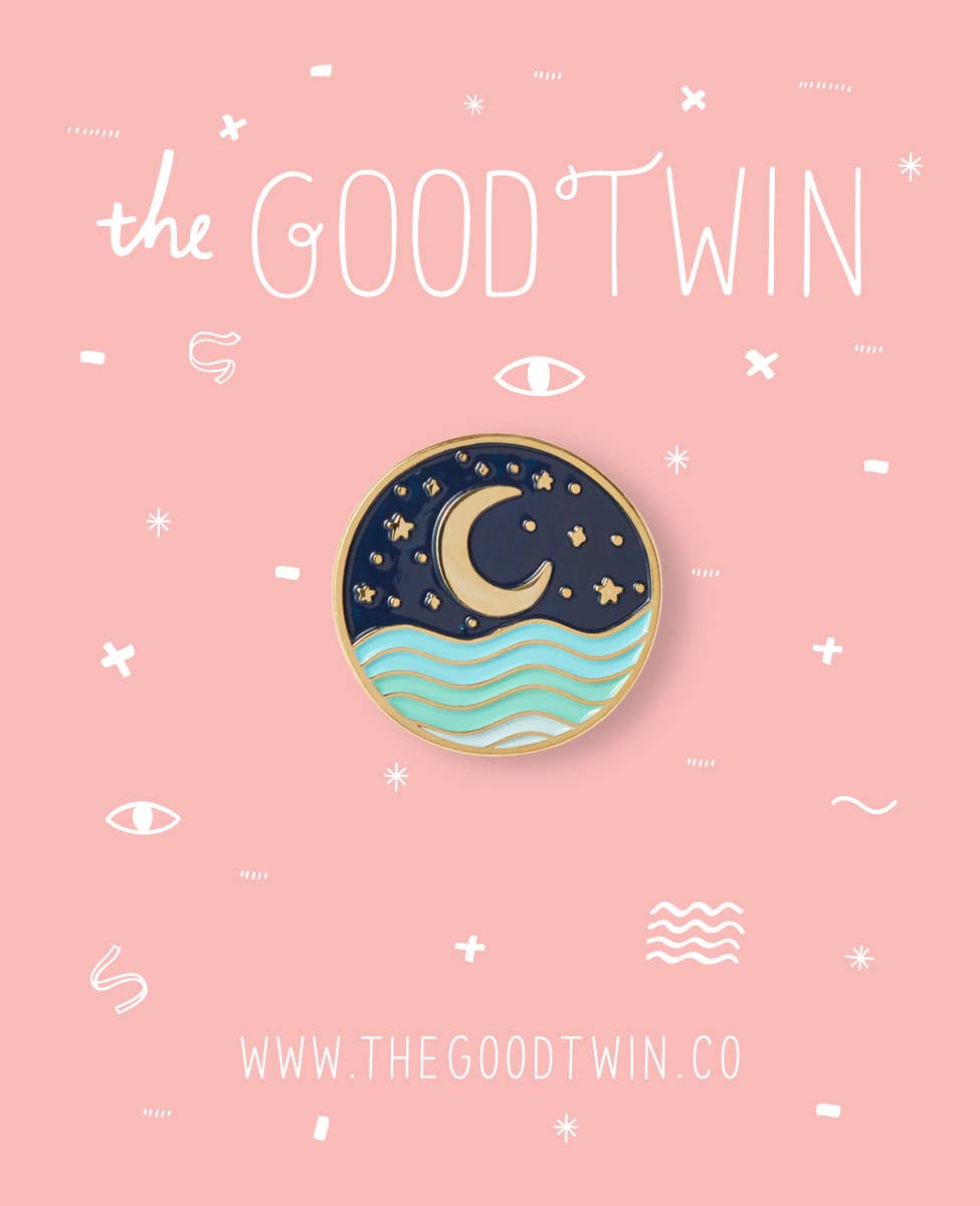 Nightscape Enamel Pin