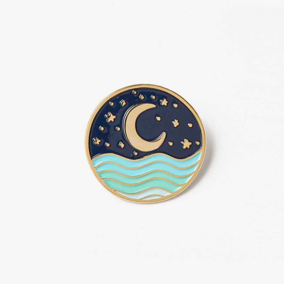 Nightscape Enamel Pin