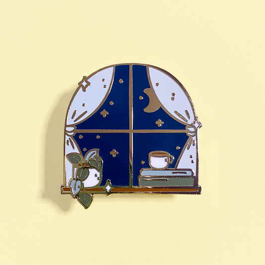 Cozy Nights Enamel Pin