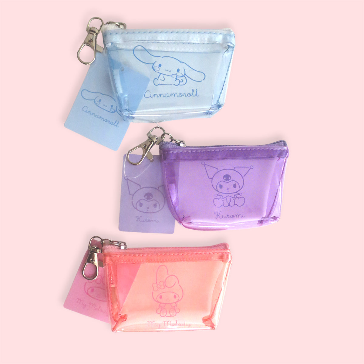 Sanrio Kuromi Clear Triangle Pouch
