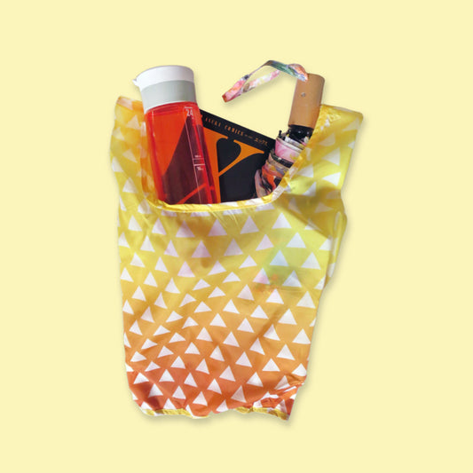 Yellow Triangle Eco Shopping Tote