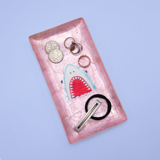 Great White Shark Long Accessory Tray