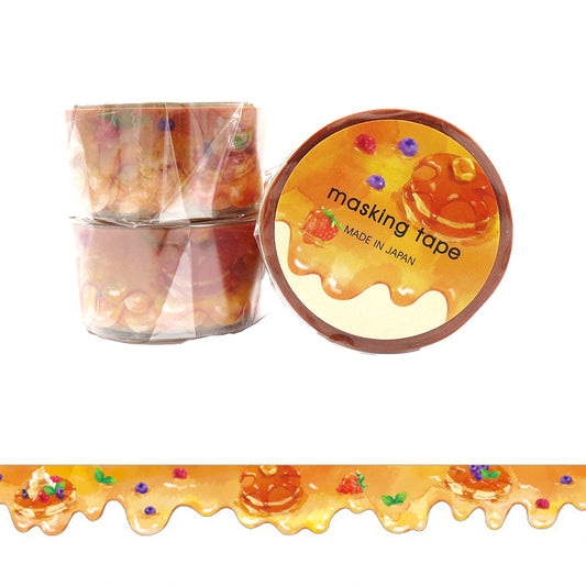 Maple Syrup Pancake Die Cut Washi Tape