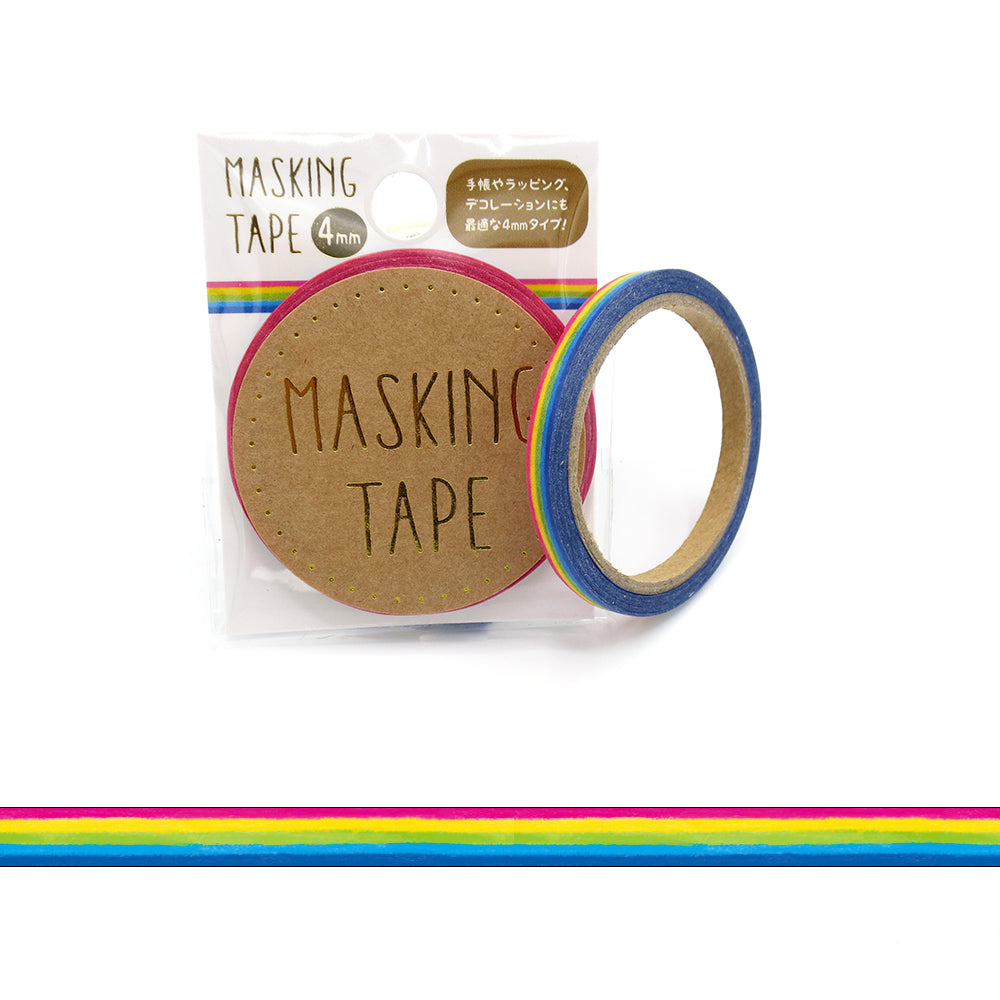 Extra Thin Rainbow Mini Washi Tape – Gold Crow Co.