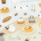 Mini Animal Shimaenaga Bird Sticker Sheet with cute bird characters and bakery-themed stationery designs