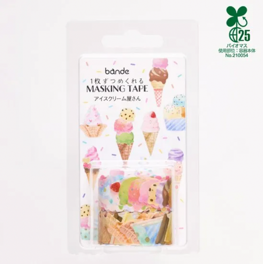 Ice Cream and Cone Washi Sticker Roll