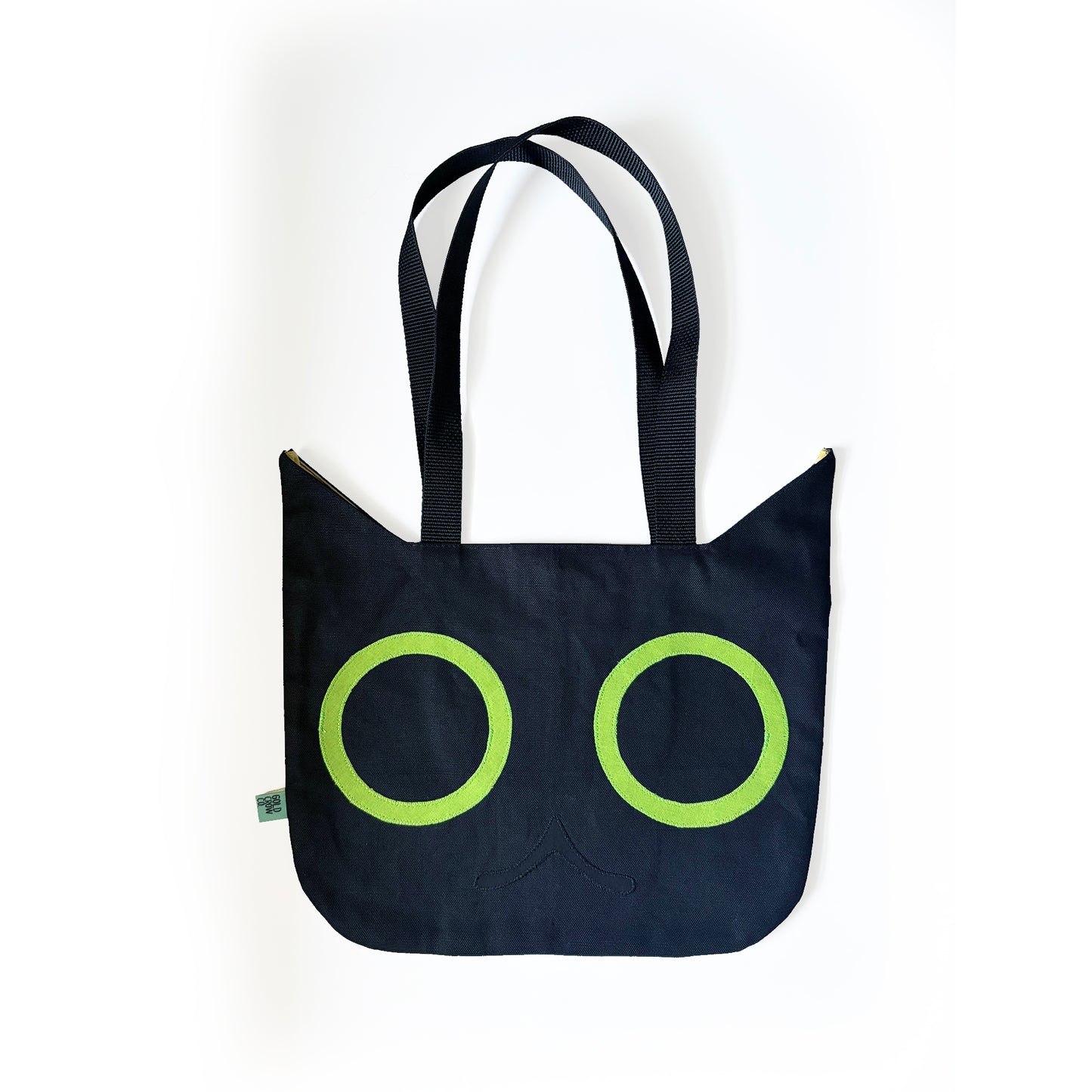 Black Cat Head Tote Bag