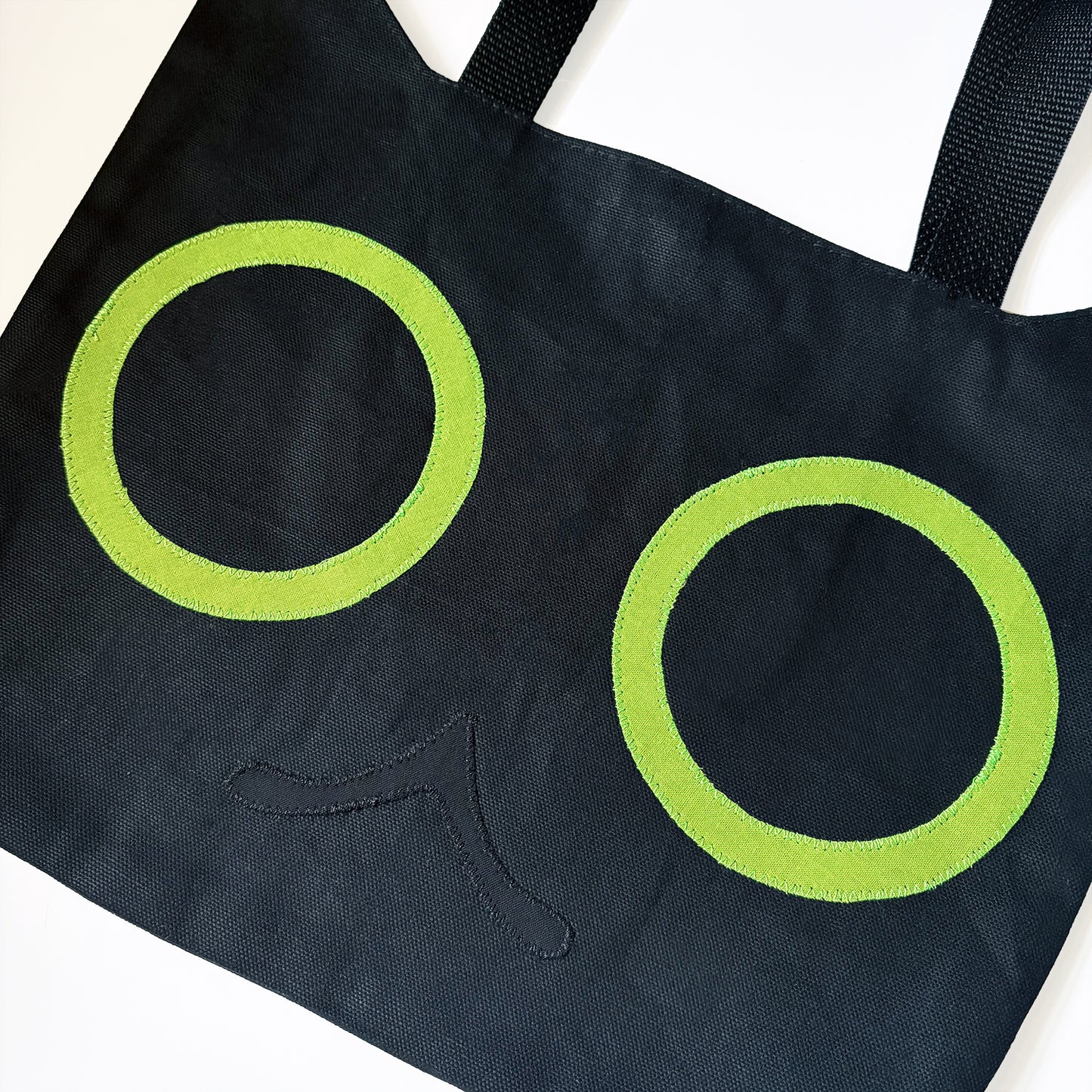 Black Cat Head Tote Bag