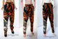 60-70cm BJD Black Waffle Harem Pants