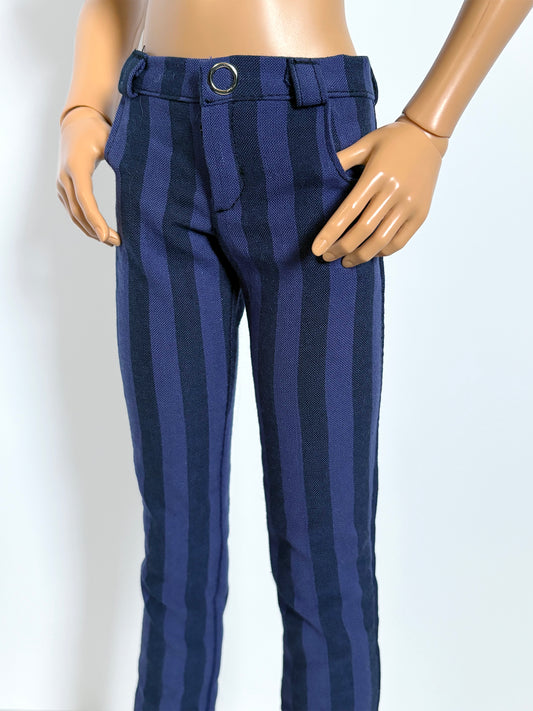 60cm / SD13 BJD Boy Thick Blue Stripe Pants