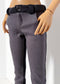 Close-up of 60cm / SD13 BJD Boy Grey Double Denim Jeans worn on a doll with detailed stitching and belt loops visible