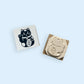 Lucky Cat Rubber Stamp