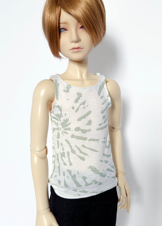 60cm/SD13 BJD Boy Green/White Fitted Tank