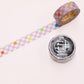 Rink Komachi Pink Checkered Washi Tape