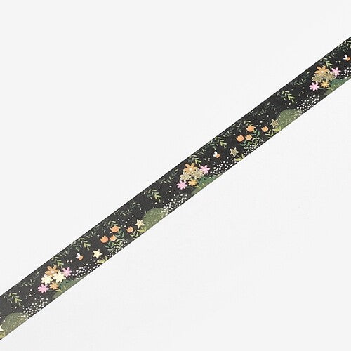 Firefly Night Forest Foil Washi Tape