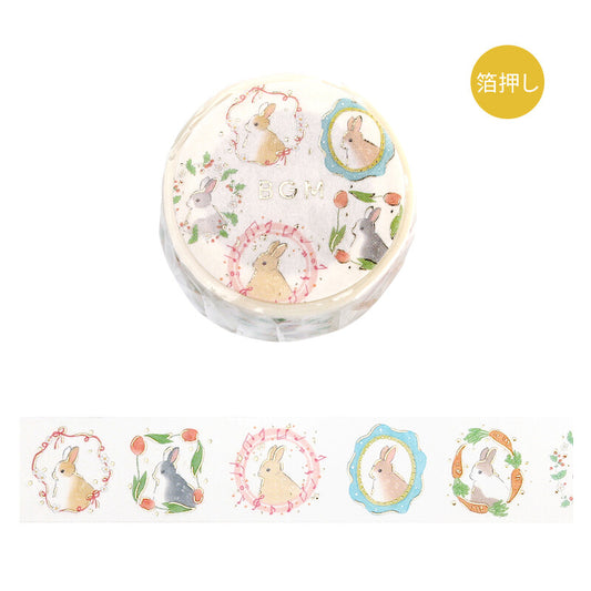 Country Rabbits in Frames Washi Tape