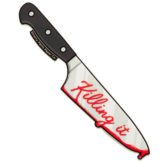 Killing It Knife Vinyl Sticker