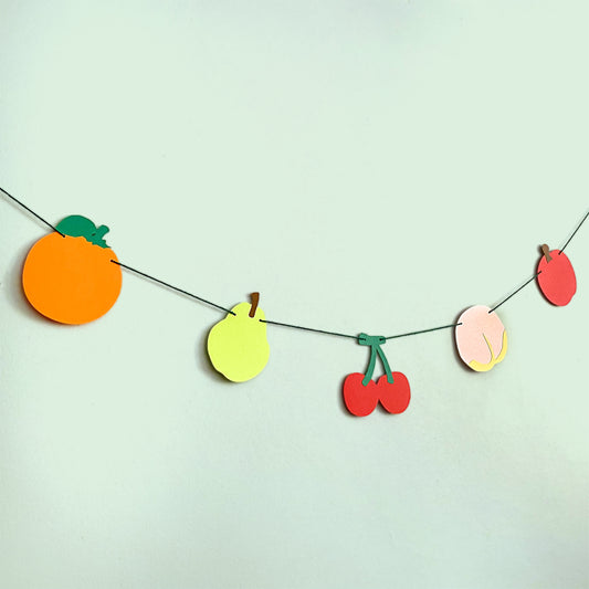 Animal Crossing Fruits Paper Garland