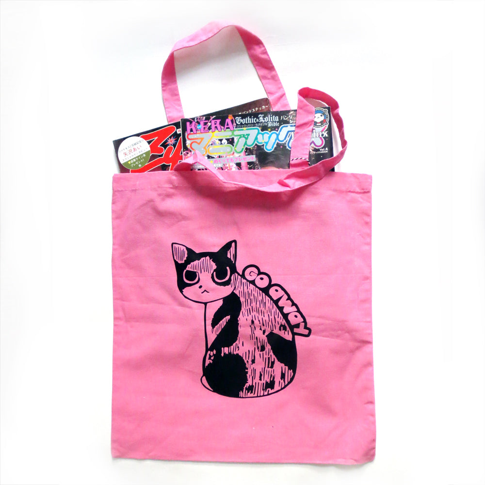 Go Away Cat Tote Bag - Gold Crow Co.