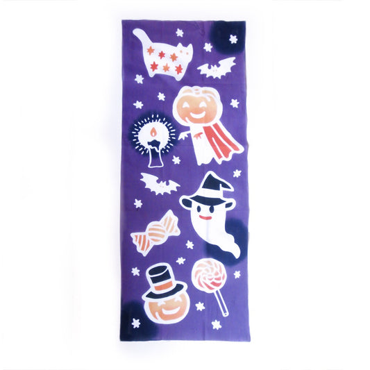 Trick or Treat Japanese Tea Towel - Gold Crow Co.