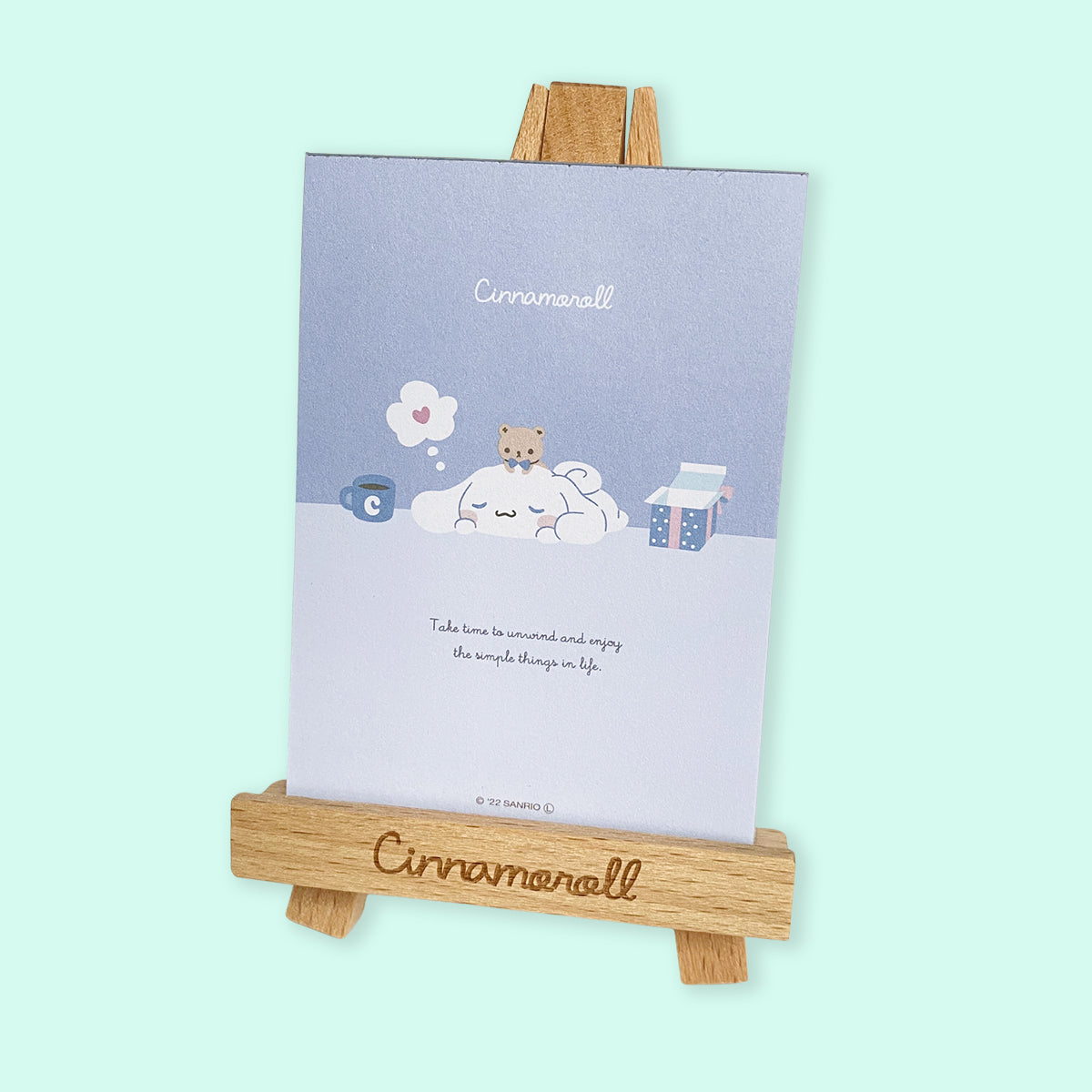 Sanrio Cinnamoroll Memo Pad with Easel Stand