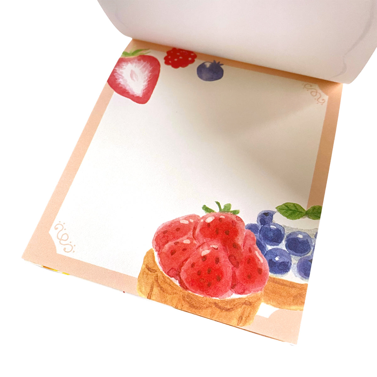 Fruit Tarts Dessert Memo Pad
