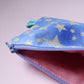 Glittery Purple Sky Mini Zipper Pouch