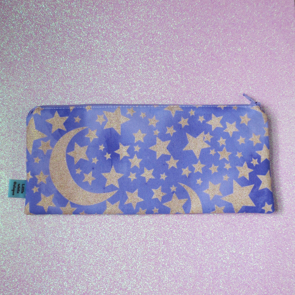 Glittery Purple Sky Pencil Case