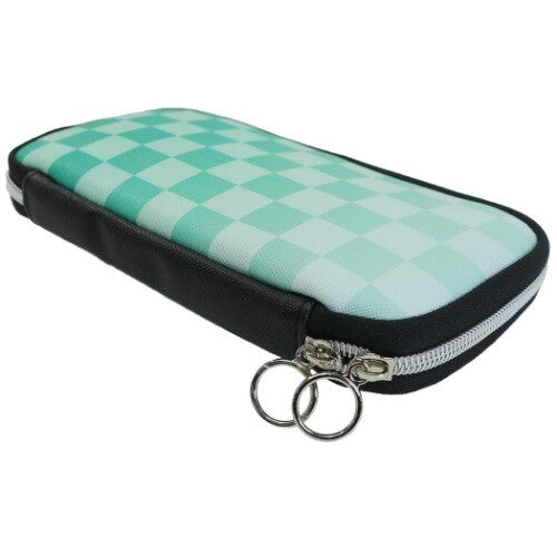 Green Checkered Biyori Ichimatsu Stationery Case