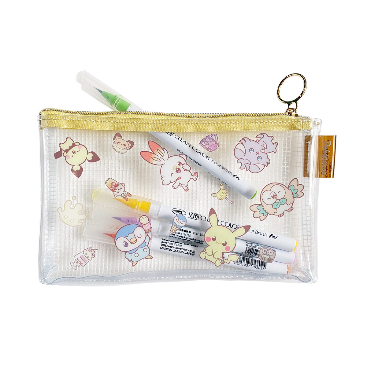 Pokemon Peace Place Clear Pencil Bag